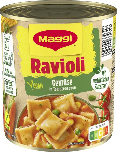 Maggi Gemüse Ravioli ohne Fleisch vegan