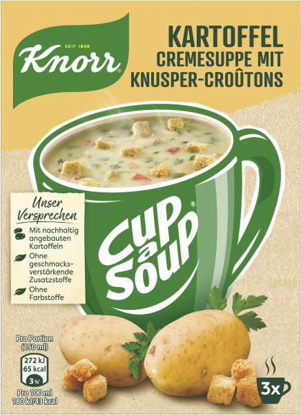 Knorr Cup a Soup Kartoffel Cremesuppe mit Knusper-Croûtons