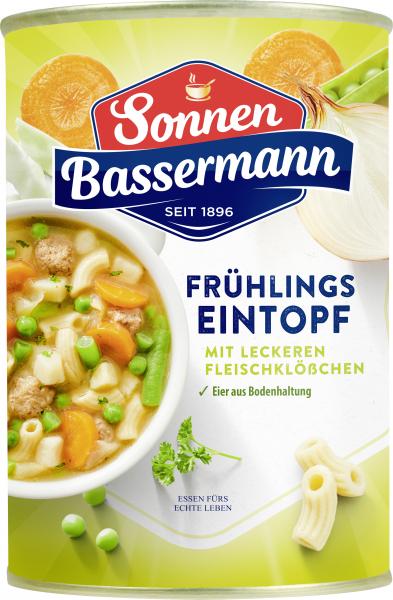 Sonnen Bassermann Frühlings Eintopf mit leckeren Fleischklößchen