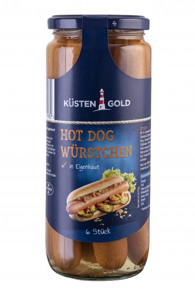 Küstengold Hot Dog Würstchen in Eigenhaut