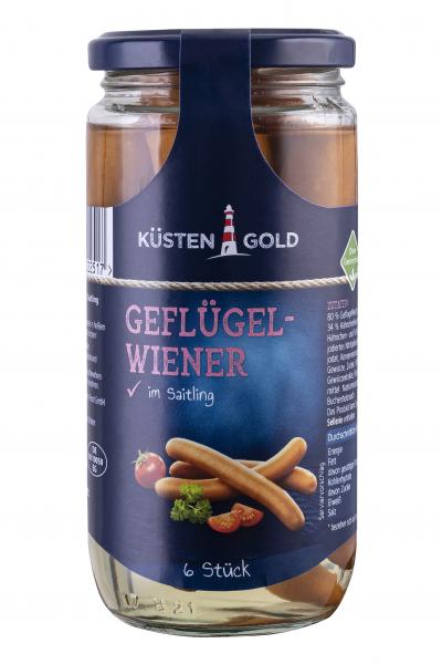 Küstengold Geflügelwiener im Saitling