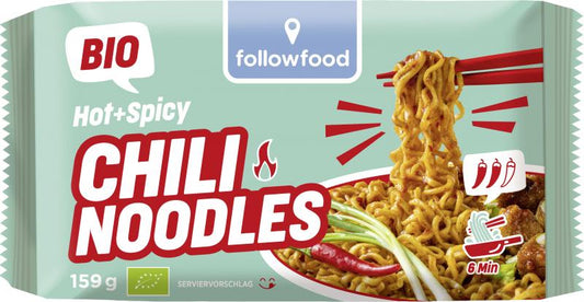 Followfood Bio Hot + Spicy Chili Noodles