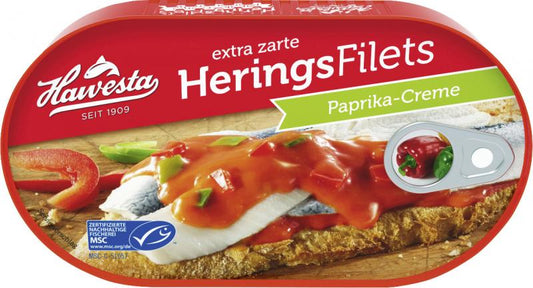 Hawesta Heringsfilets in Paprika-Creme