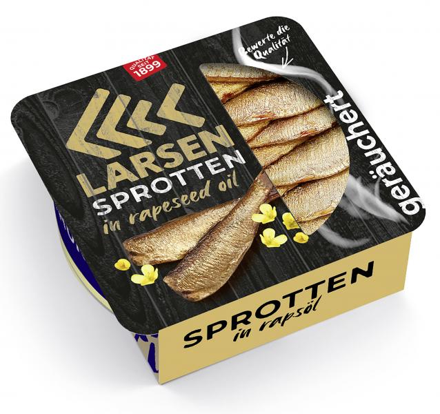 Larsen Sprotten in Rapsöl geräuchert