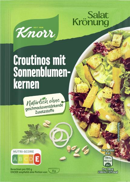Knorr Salatkrönung Croutinos mit Sonnenblumenkernen