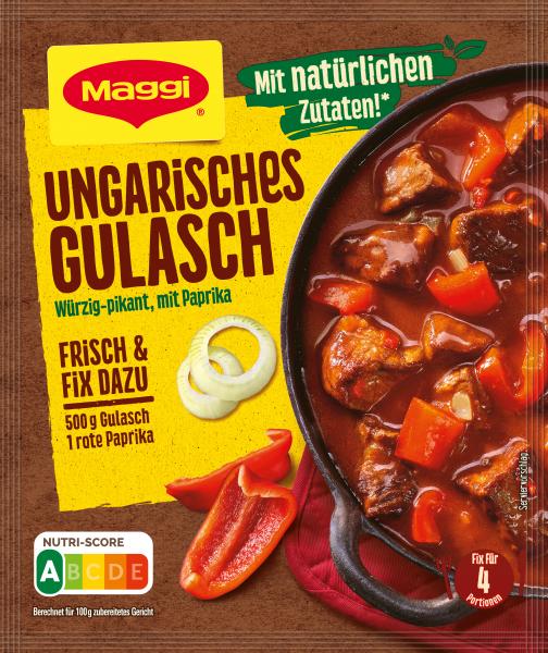 Maggi Fix für Ungarisches Gulasch