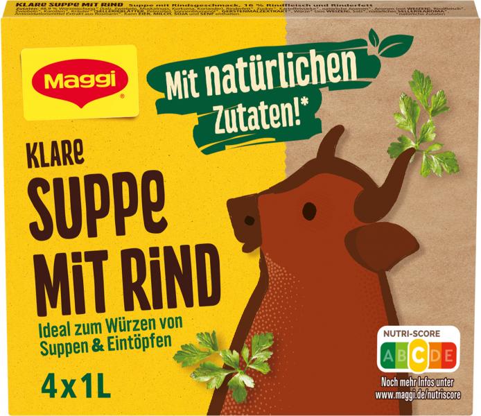 Maggi Klare Suppe mit Rind