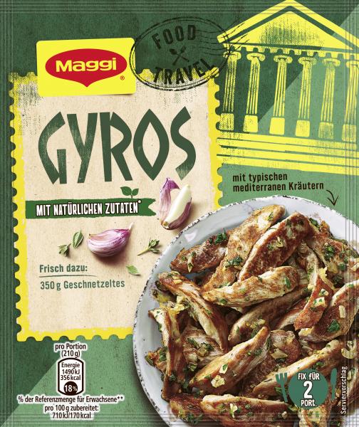 Maggi Food Travel Fix für Gyros Würzmischung