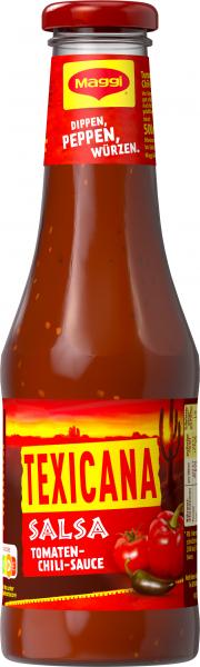 Maggi Texicana Salsa, Pikante Scharfe Chili und Tomaten Sauce, Würzsauce
