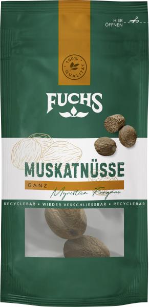 Fuchs Muskatnuss ganz