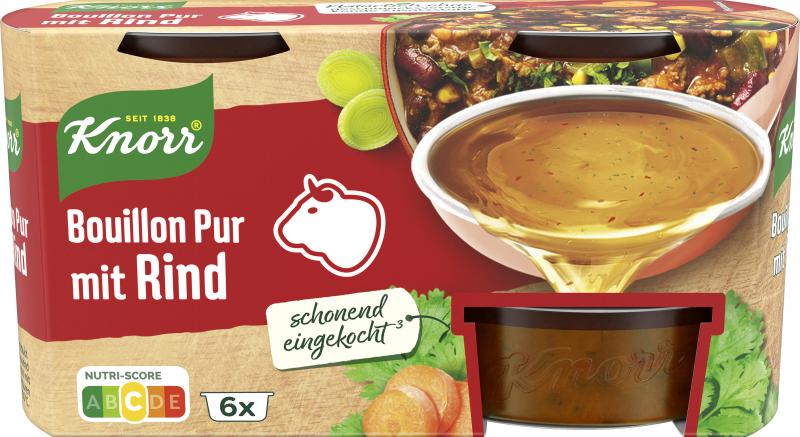 Knorr Bouillon Pur mit Rind