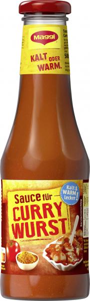 Maggi Internationale Würzsauce Sauce für Currywurst mit Chili