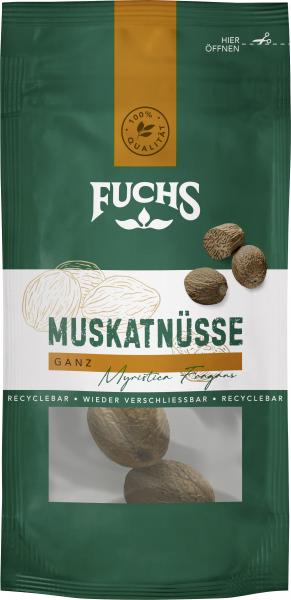 Fuchs Muskatnuss ganz