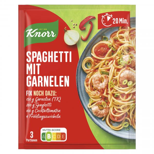 Knorr Fix Spaghetti mit Garnelen