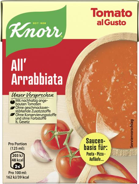 Knorr Tomato al Gusto All' Arrabbiata