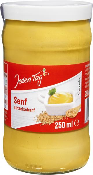 Jeden Tag Senf mittelscharf