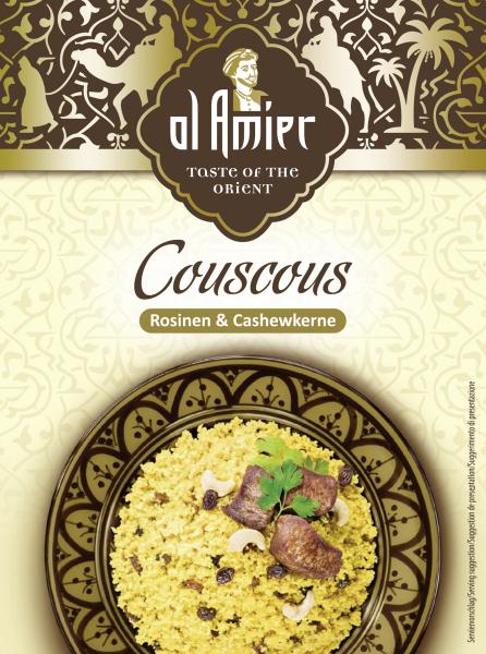 Al Amier Couscous mit Rosinen & Cashewkernen