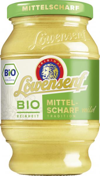 Löwensenf Bio Mittelscharf mild