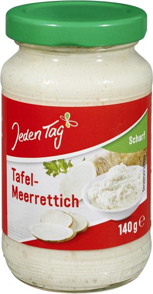 Jeden Tag Tafel-Meerrettich scharf
