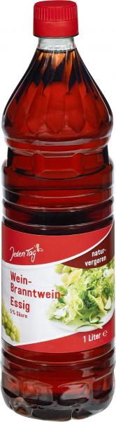 Jeden Tag Wein-Branntweinessig 5% Säure