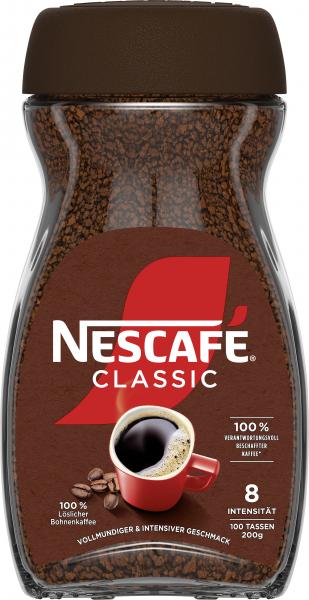 Nescafé Classic löslicher Bohnenkaffee