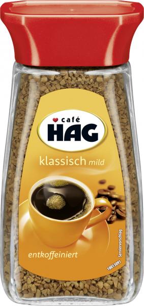 Café Hag löslicher Kaffee klassisch mild entkoffeiniert