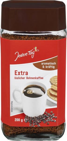 Jeden Tag Extra löslicher Bohnenkaffee