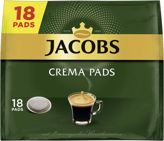 Jacobs Kaffeepads Crema Classic, 18 Senseo kompatible Pads