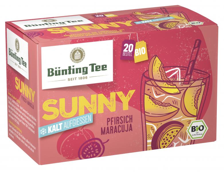 Bünting Tee Bio Sunny Pfirsich Maracuja