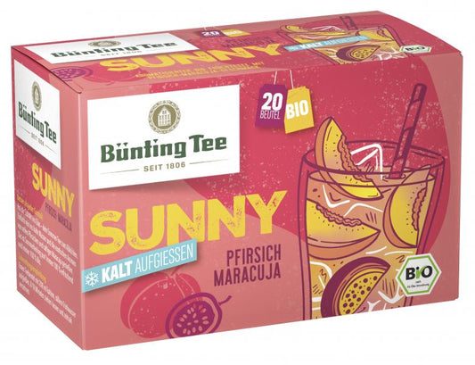 Bünting Tee Bio Sunny Pfirsich Maracuja