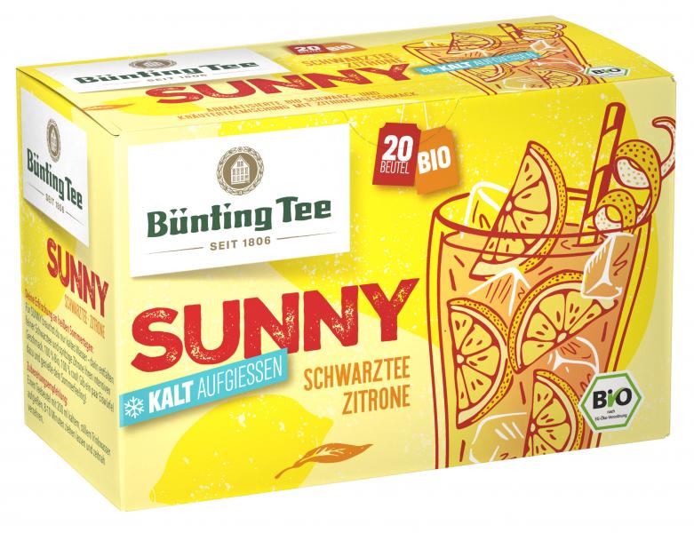Bünting Tee Bio Sunny Schwarzer Tee Zitrone