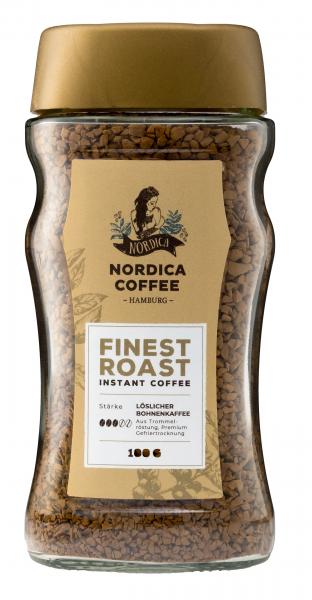 Nordica Coffee Finest Roast Löslicher Bohnenkaffee