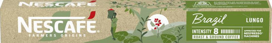 Nescafe Farmers Origins Brazil Lungo 10 Kapseln