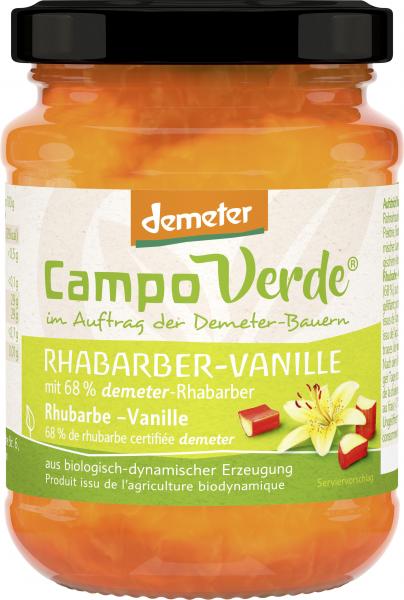 Campo Verde Demeter Fruchtaufstrich Rhabarber-Vanille
