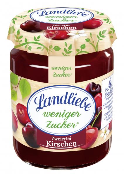 Landliebe Zweierlei Kirsche weniger Zucker