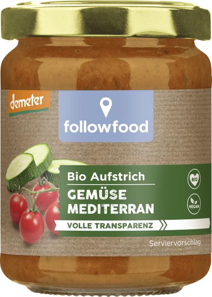 Followfood Bio Aufstrich Gemüse mediterran