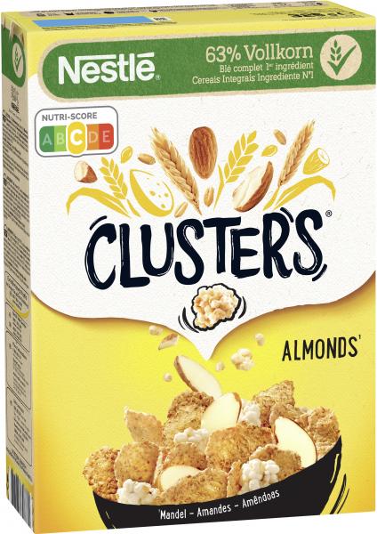 Nestlé Clusters Mandel, Cerealien mit knackigen Mandelblättchen & Vollkorn
