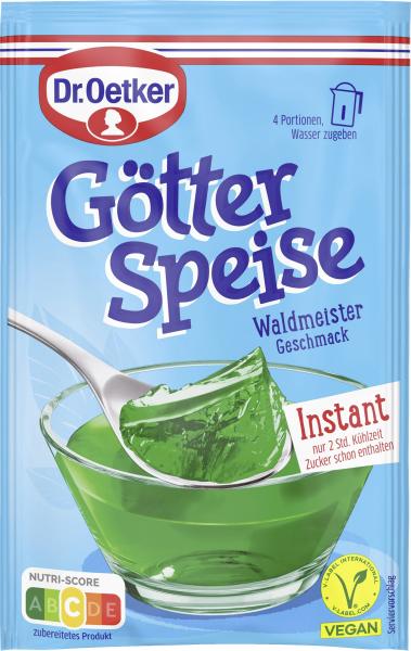 Dr. Oetker Götterspeise Instant Waldmeister Geschmack