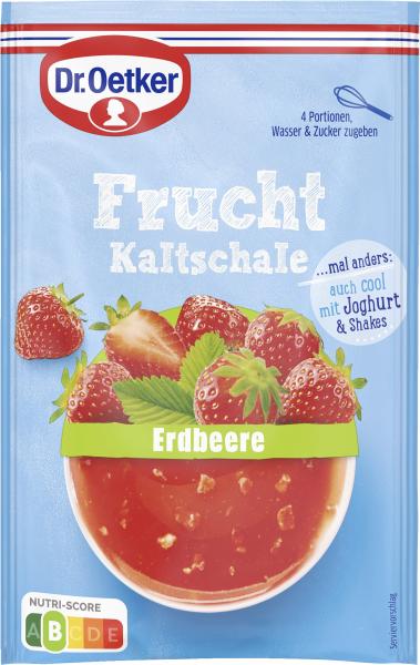 Dr. Oetker Frucht Kaltschale Erdbeer