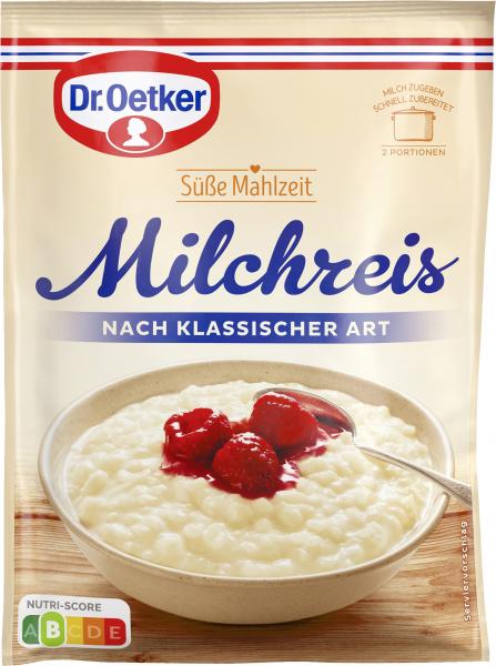 Dr. Oetker Süße Mahlzeit Milchreis nach klassischer Art