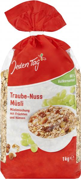 Jeden Tag Traube-Nuss-Müsli
