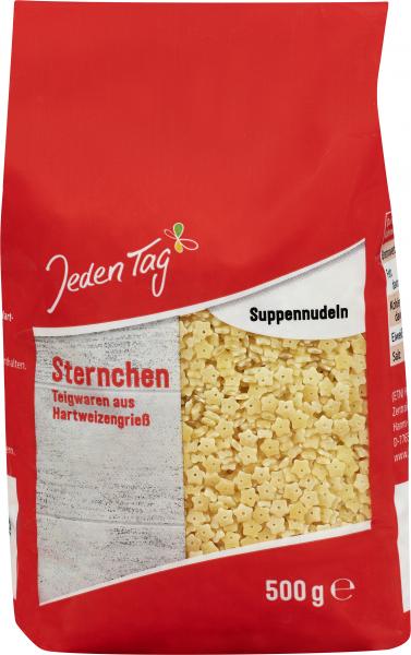 Jeden Tag Suppennudeln Sternchen