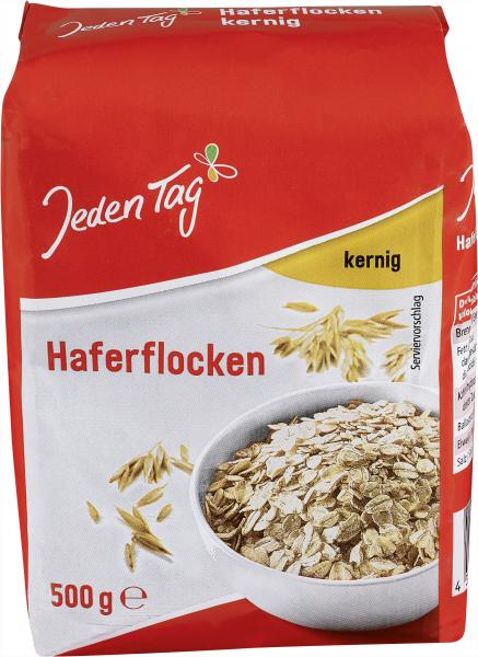 Jeden Tag Haferflocken kernig