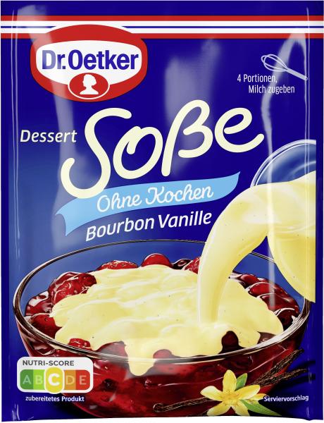 Dr. Oetker Dessert Soße ohne Kochen Bourbon Vanille