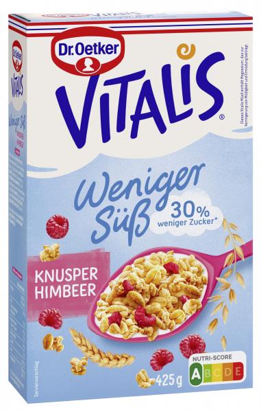 Dr. Oetker Vitalis Weniger süß Müsli Knusper Himbeere