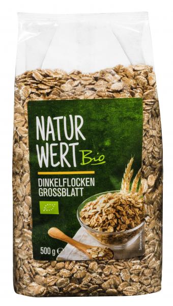 NaturWert Bio Dinkelflocken Großblatt