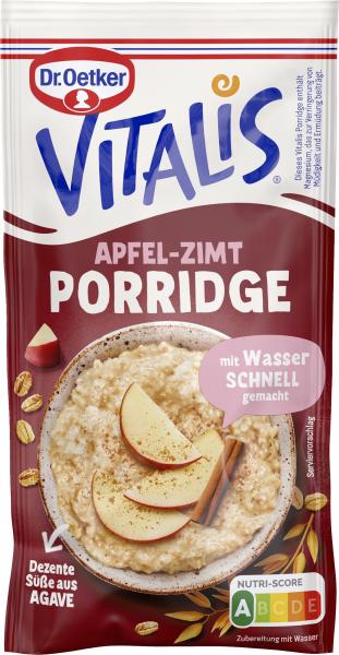 Dr. Oetker Vitalis Porridge Apfel-Zimt
