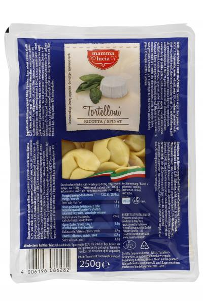 Mamma Lucia Tortelloni mit Spinat und Käse