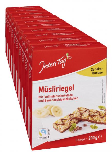 Jeden Tag Müsliriegel Schoko-Banane