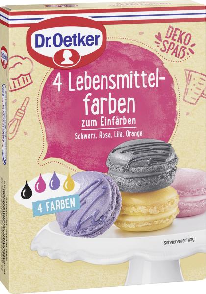 Dr. Oetker 4 Lebensmittel-Farben